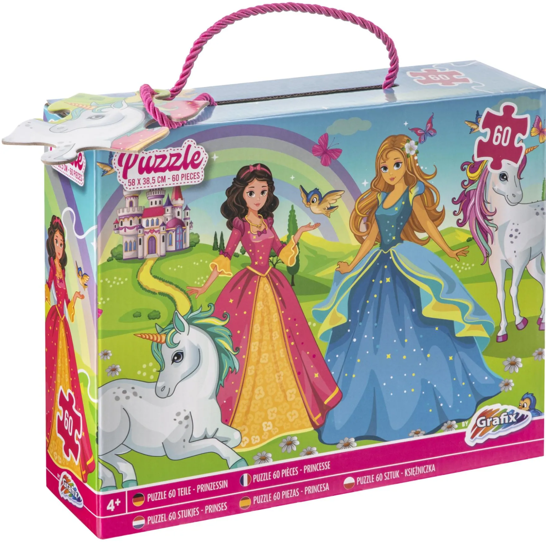 Puzzel prinses 60 stukjes