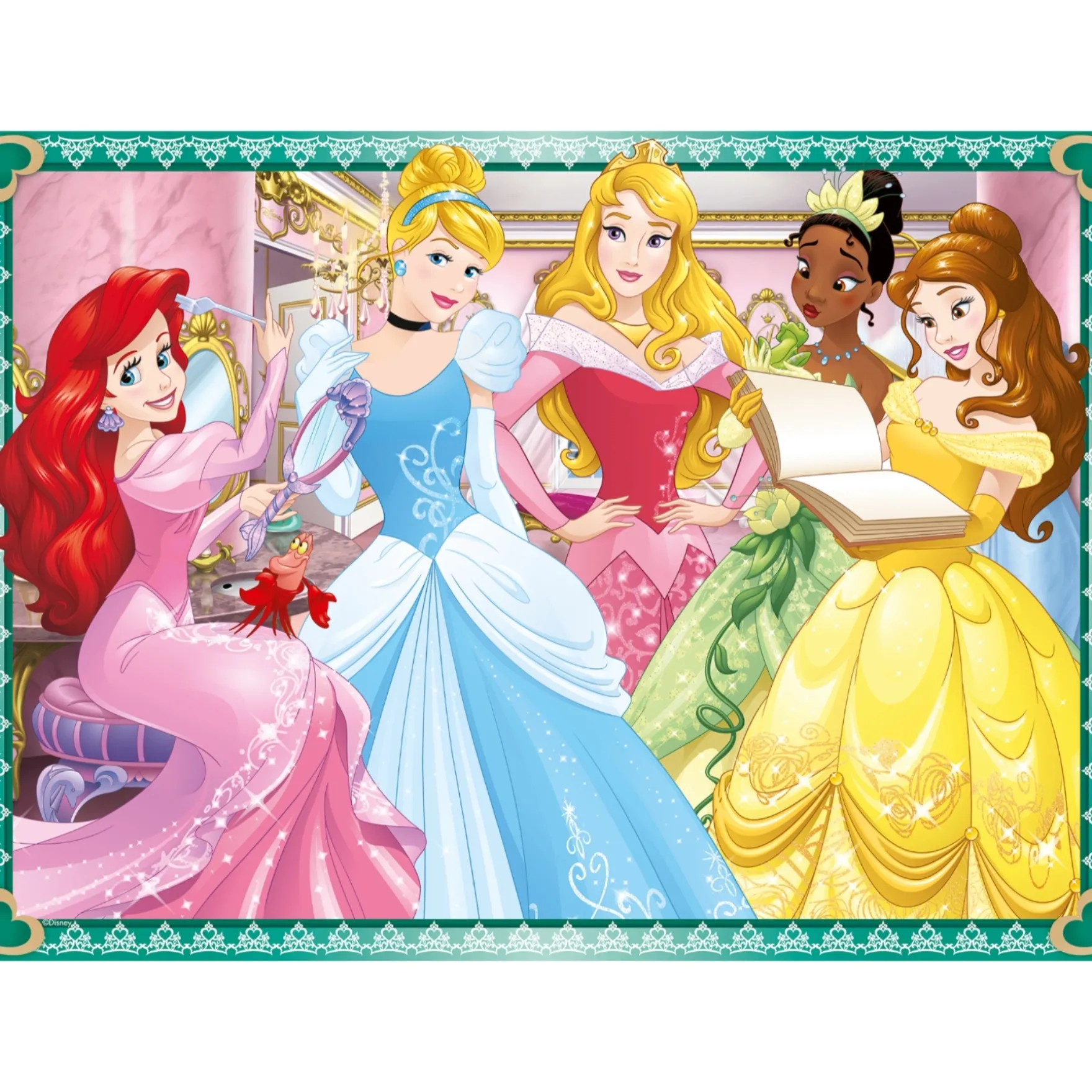 Puzzel Ravensburger Disney Princess 4 in1 100 stukjes