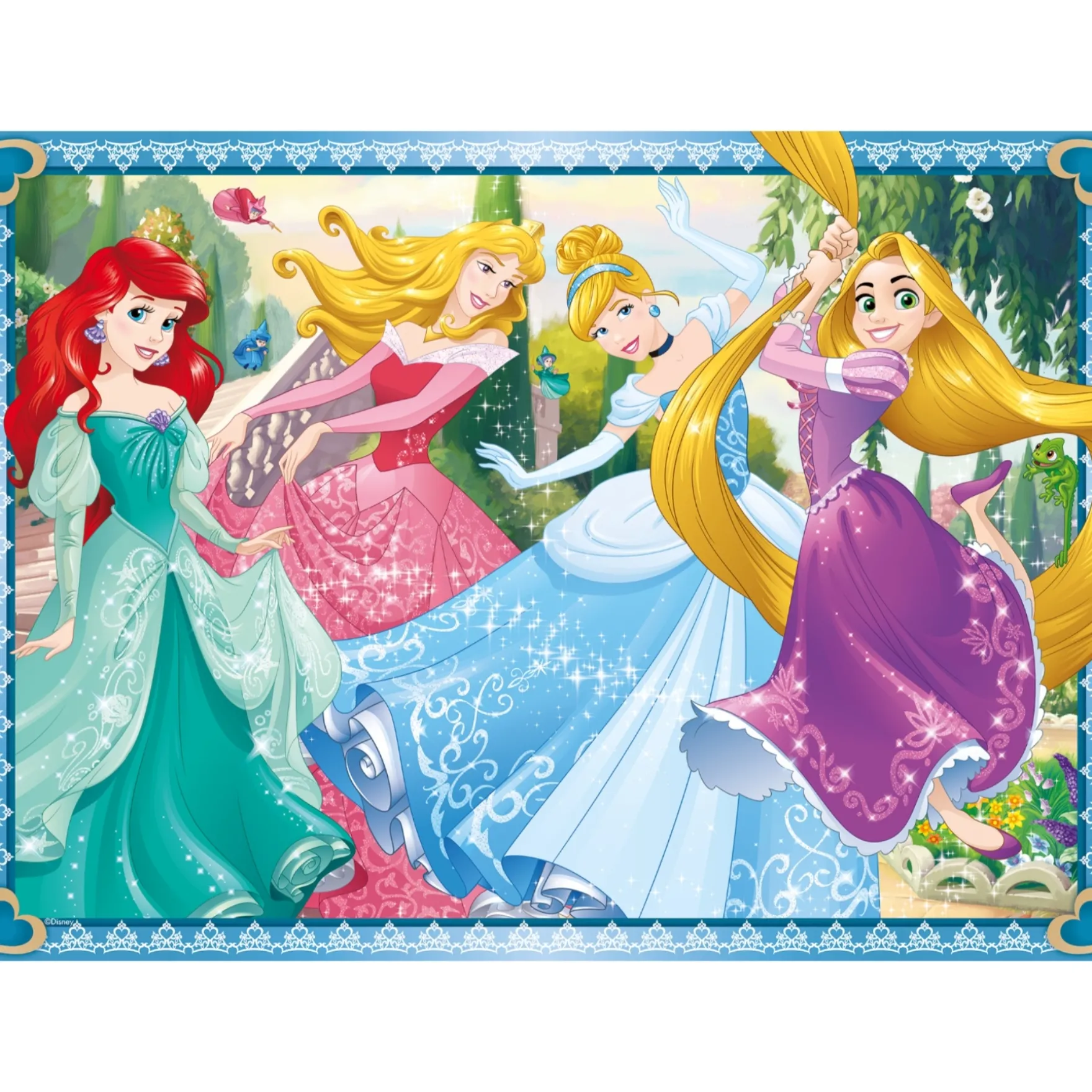 Puzzel Ravensburger Disney Princess 4 in1 100 stukjes
