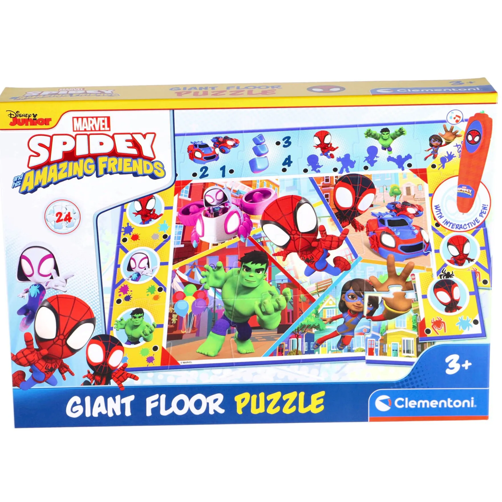 Puzzel vloer groot spidey