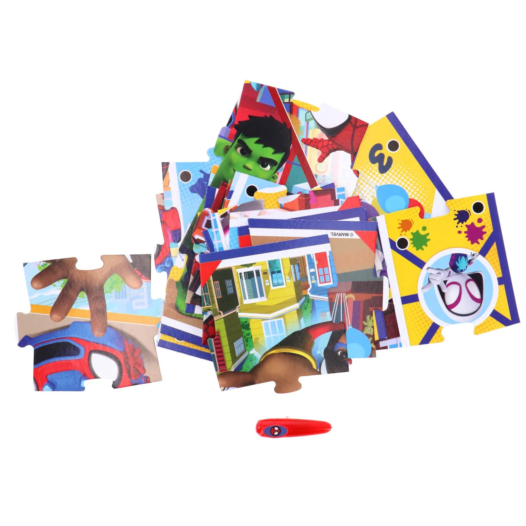 Puzzel vloer groot spidey