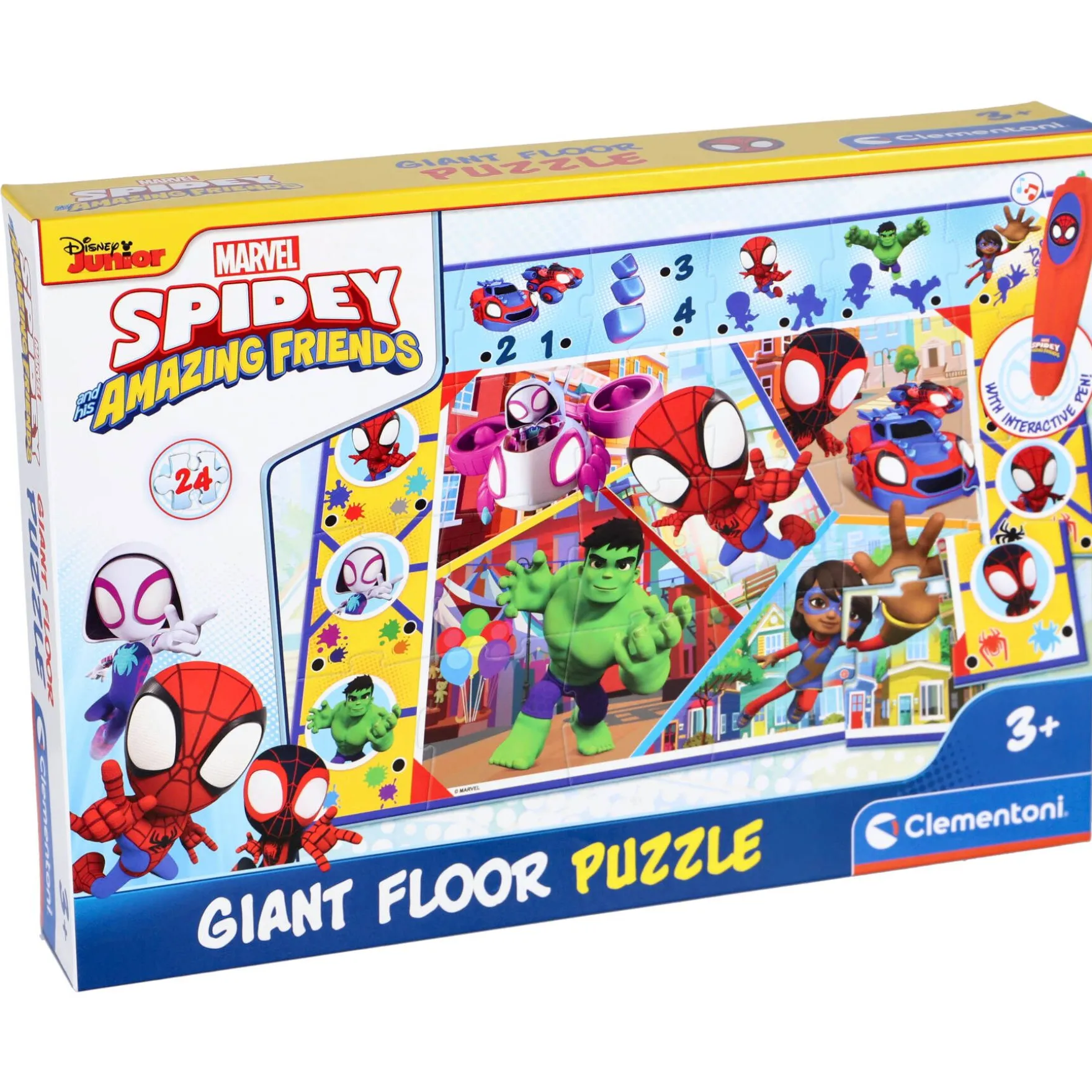 Puzzel vloer groot spidey