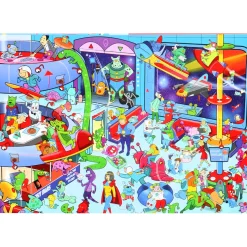 Puzzel Wacky World Outerspace 1000 stukjes