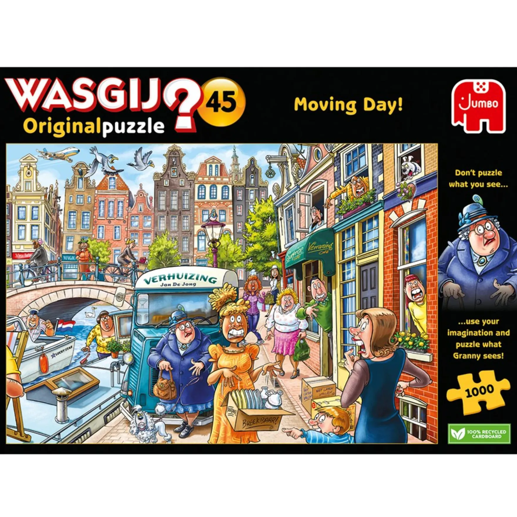 Puzzel Wasgij 45 Moving Day 1000 stukjes