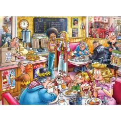 Puzzel Wasgij Destiny 27 koffieshop 1000 stukjes