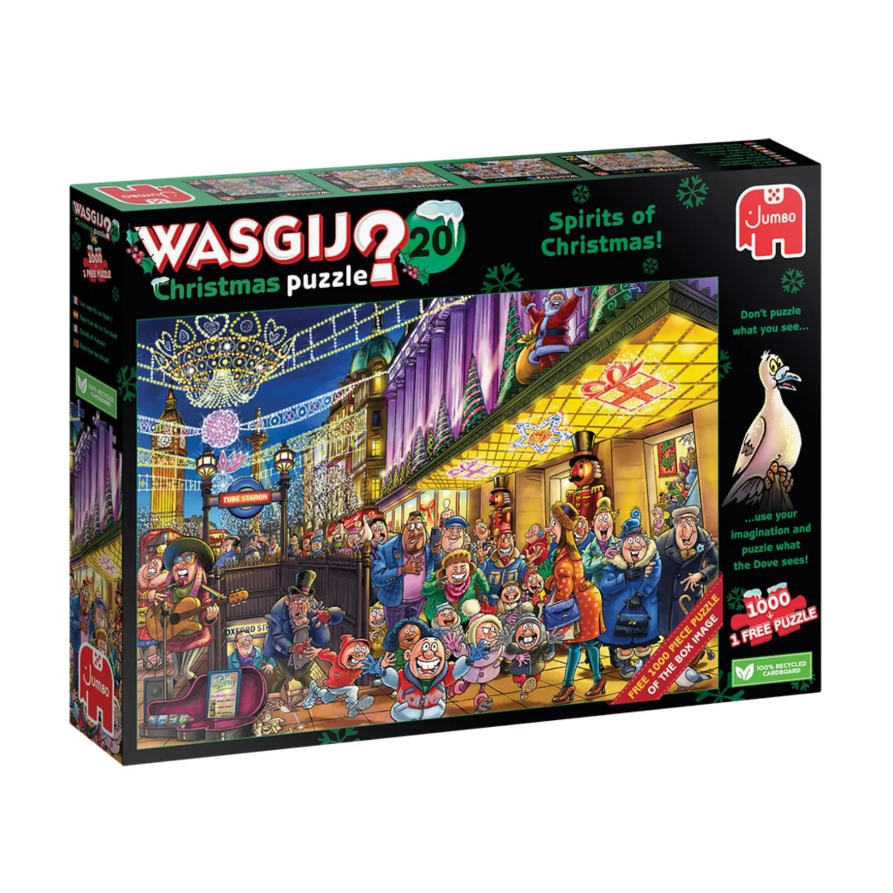 Puzzel Wasgij kerstmis 20 2 x 1000 stukjes