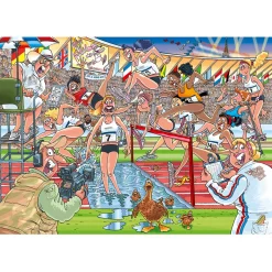 Puzzel Wasgij Original 44 zomerspelen 1000 stukjes