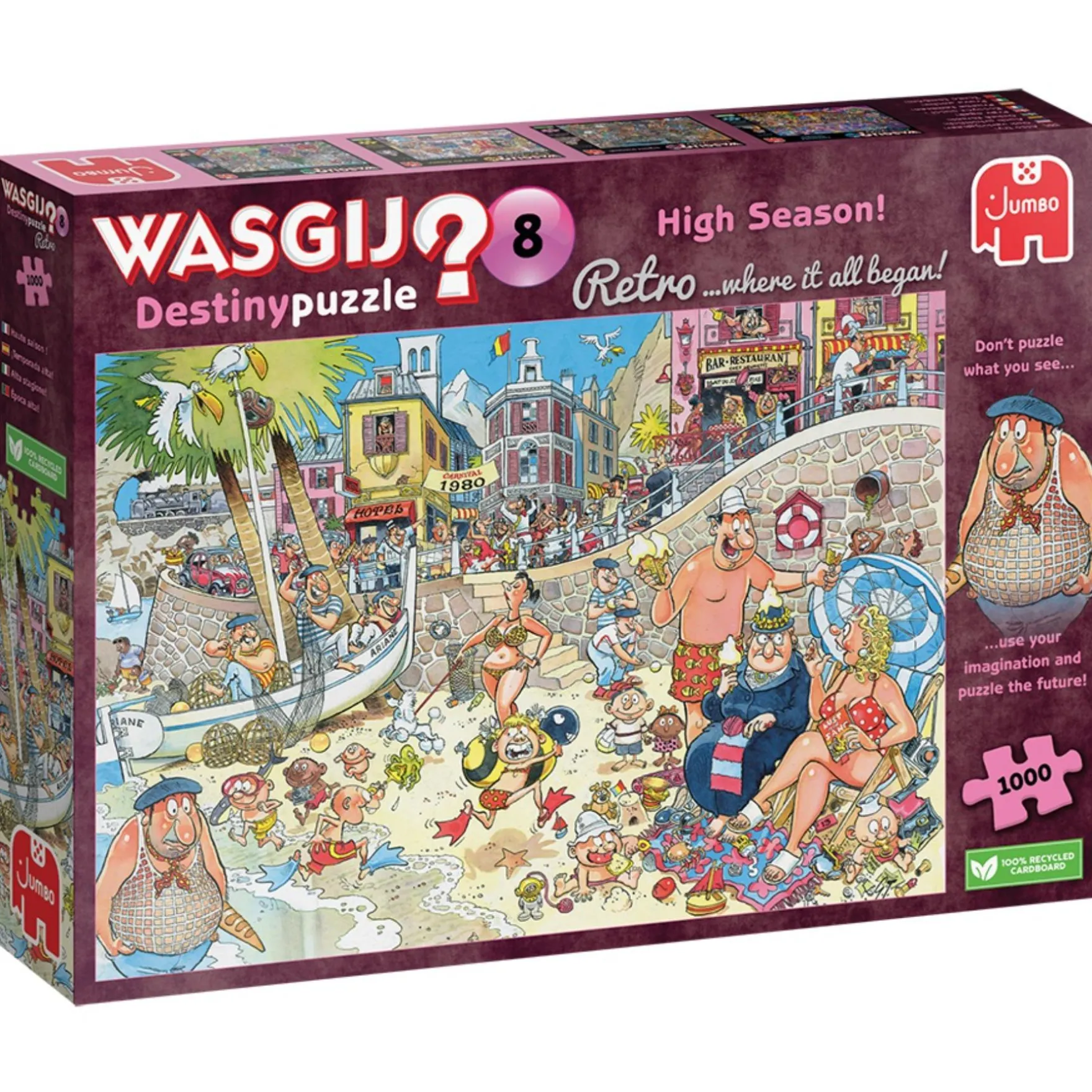 Puzzel Wasgij Retro destiny 8 hoogseizoen 1000 stukjes