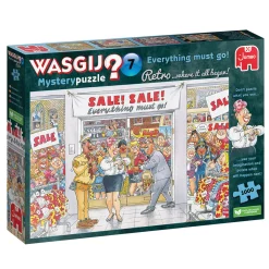 Puzzel Wasgij Retro Mystery 7 Everything must go! 1000 stukjes