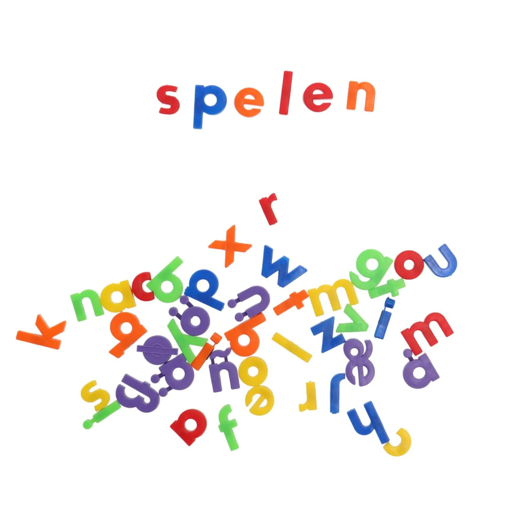 Quercetti Magneet Letters Kleuren 48 Delig