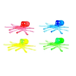 Raamkruiper Sticky octopus 4 assorti