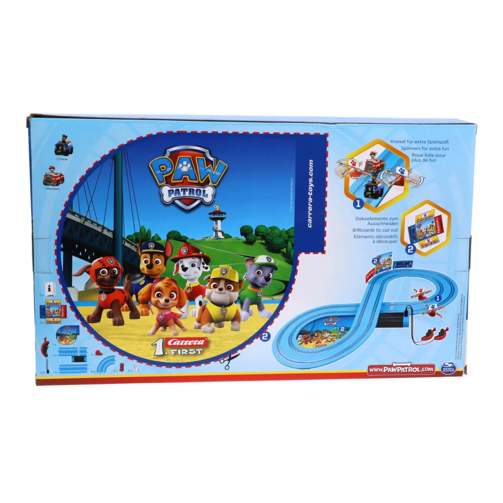 Racebaan Carrera First Paw Patrol 240 Cm