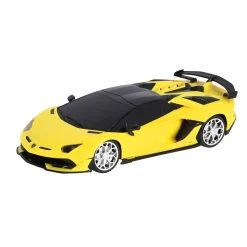 Radiografisch bestuurbare auto lamborghini 1:24 aventador svj roadster geel