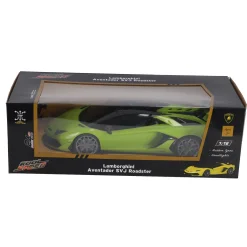 Radiografisch bestuurbare auto lamborghini 1:16 2,4g aventador svj roadster neon groen