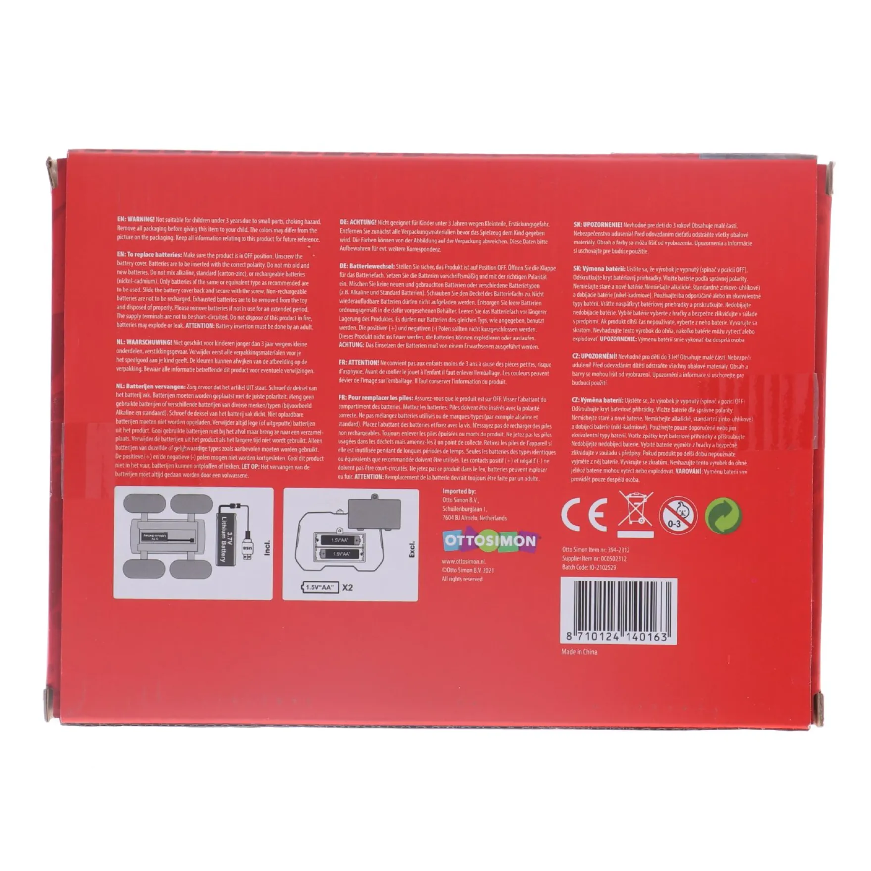 Radiografisch Bestuurbare Auto Storm Stunt 2 Assorti