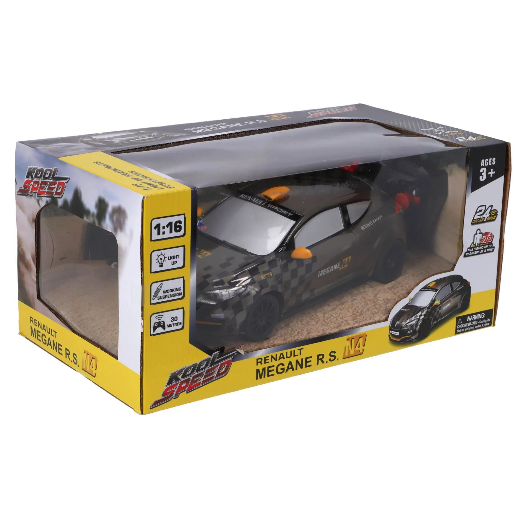 Radiografisch bestuurbare auto renault 1:16 2.4g mégane r.s. n4