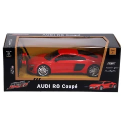 Radiografisch bestuurbare auto audi 1:24 r8 coupé rood