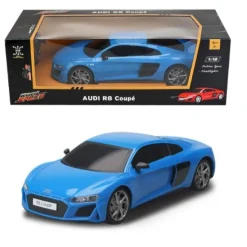Radiografisch bestuurbare auto audi 1:16 2.4g r8 coupé blauw