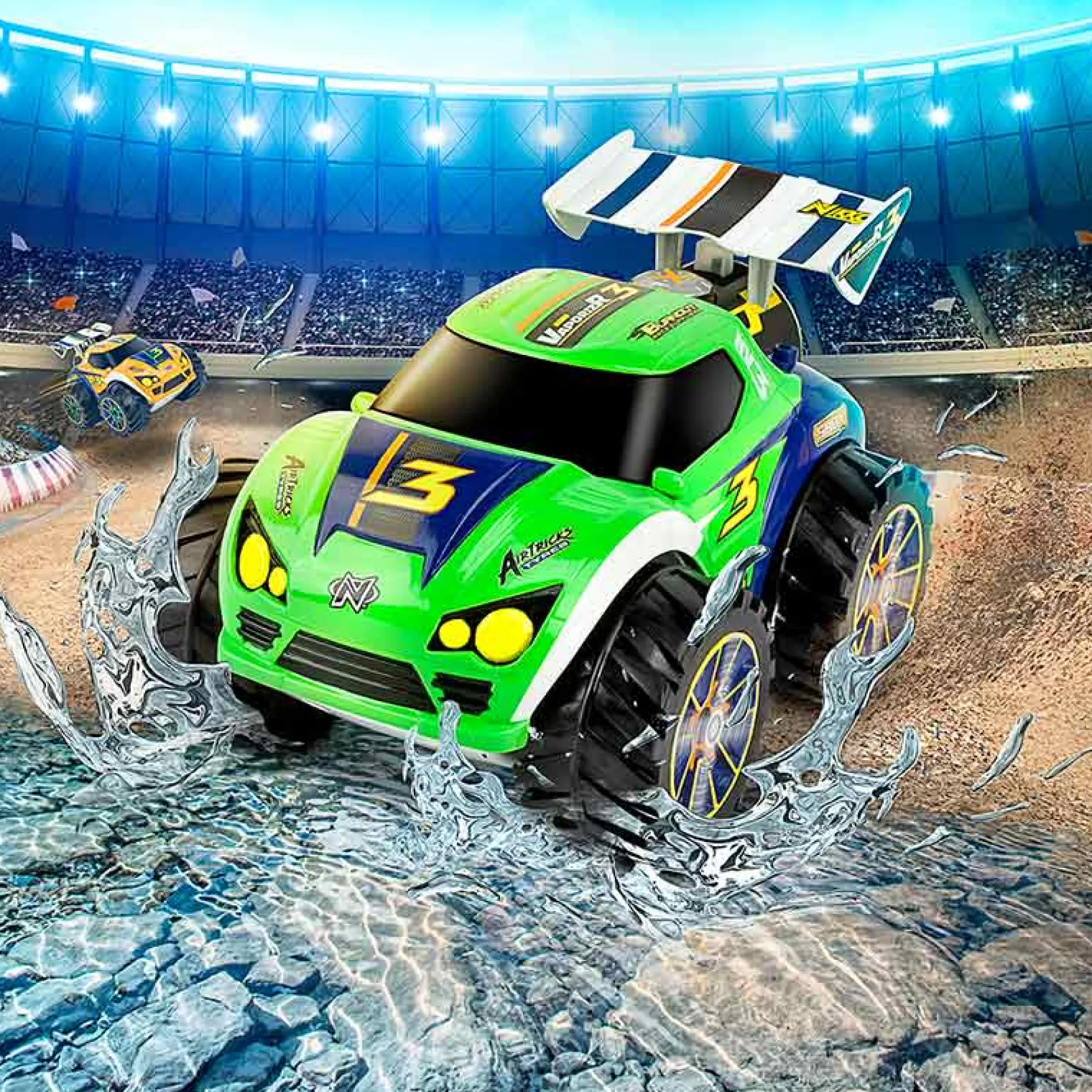 Radiografisch Bestuurbare Auto Vaporizr Nano 3 Groen Nikko