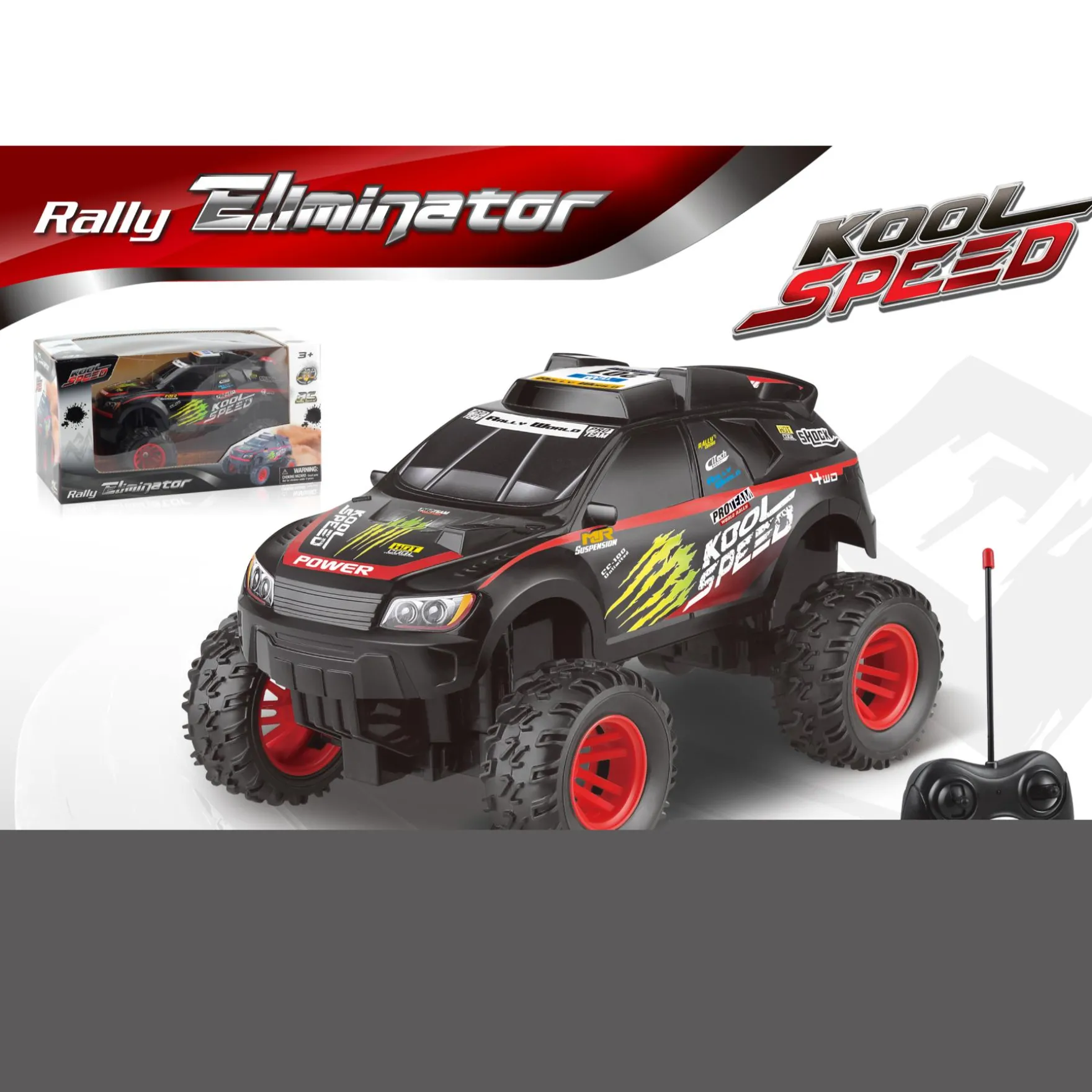 Radiografisch bestuurbare rally eliminator 1:16