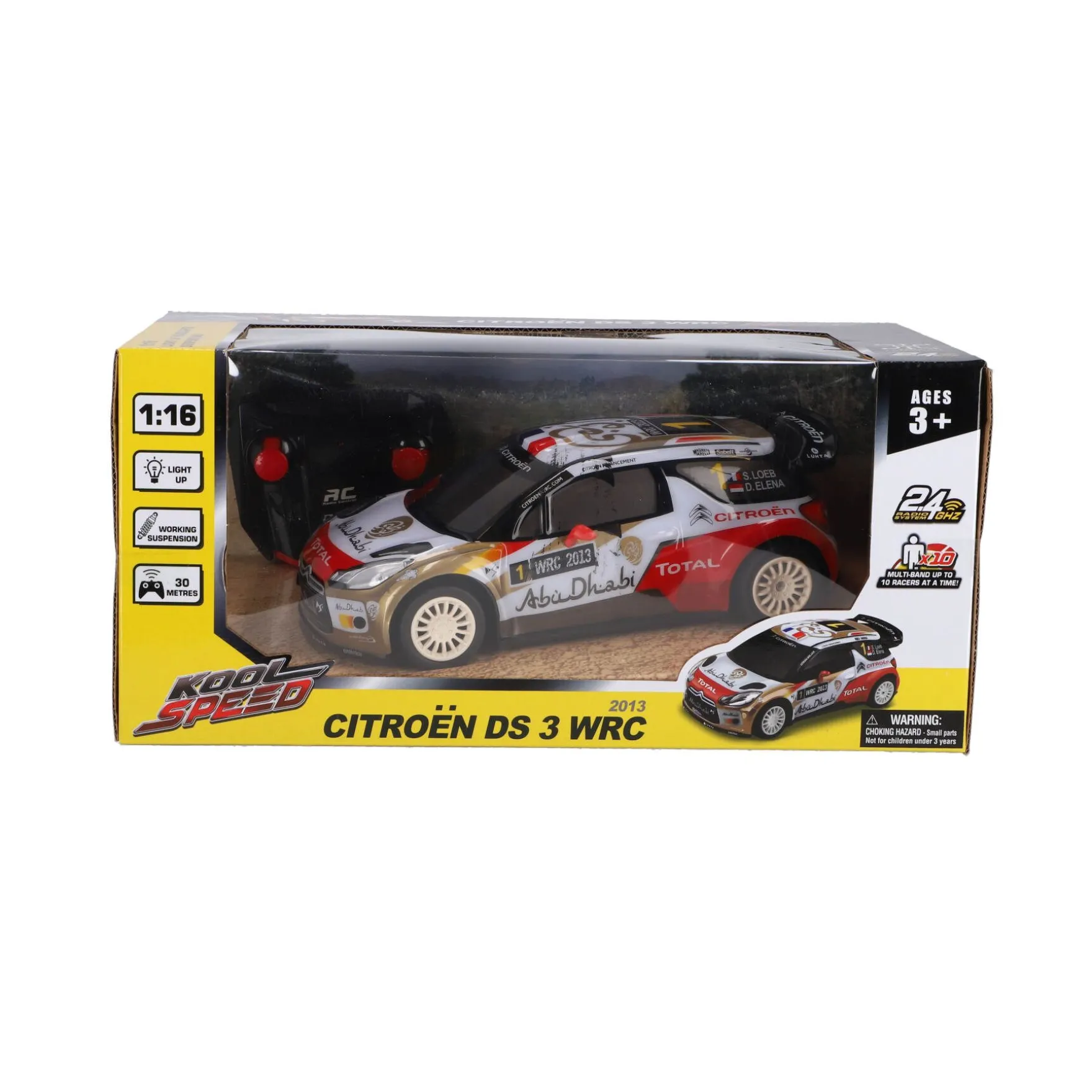 Radiografisch bestuurbare auto citroen 1:16 2.4g DS 3 WRC