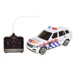 Radiografisch bestuurbare politieauto met licht en geluid (NL)