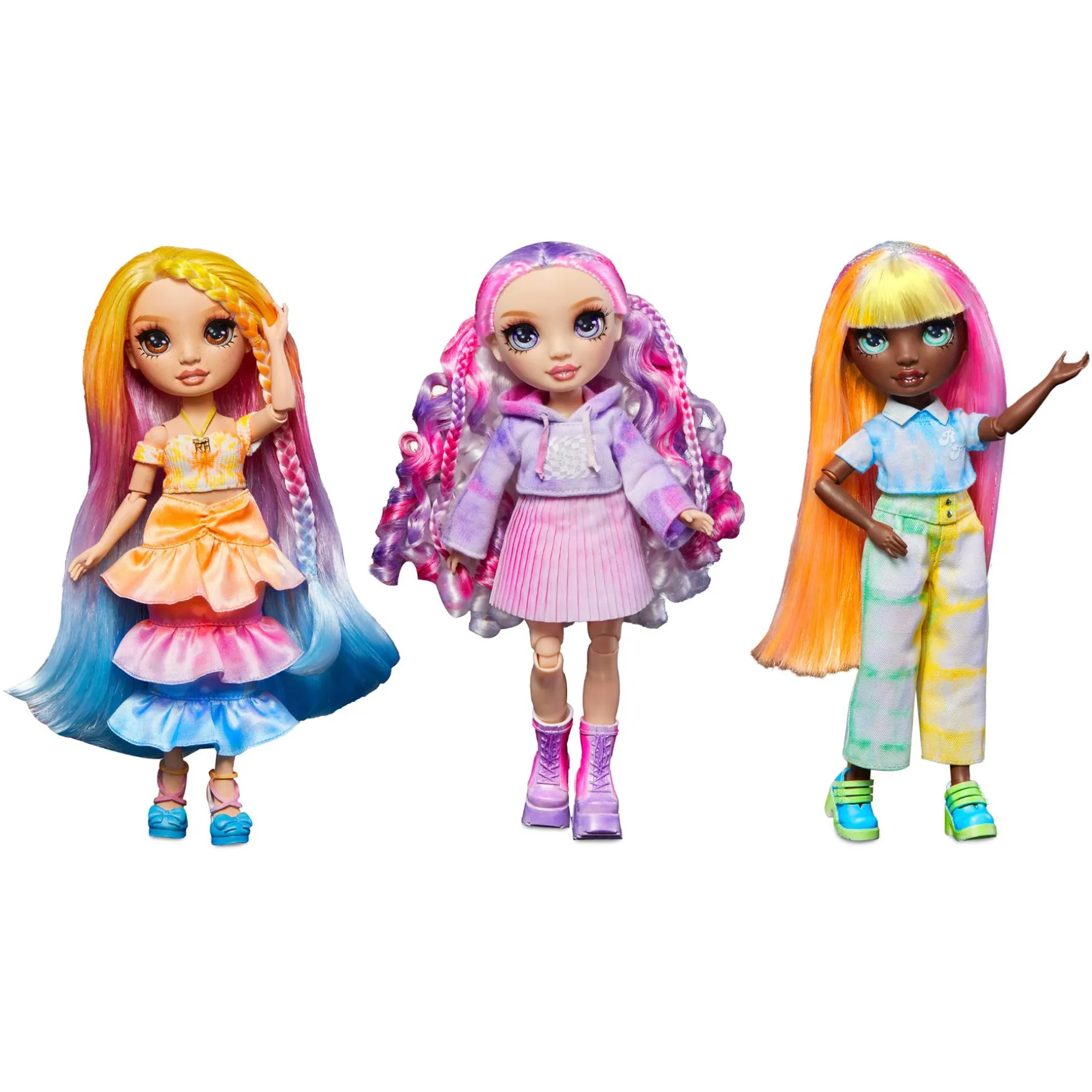 Rainbow H. WaterColor & Create Theme Dolls purple Eyes