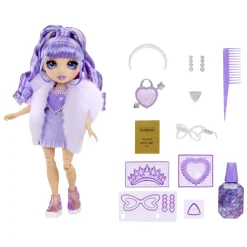 Rainbow High Crystal Fashion Doll Violet