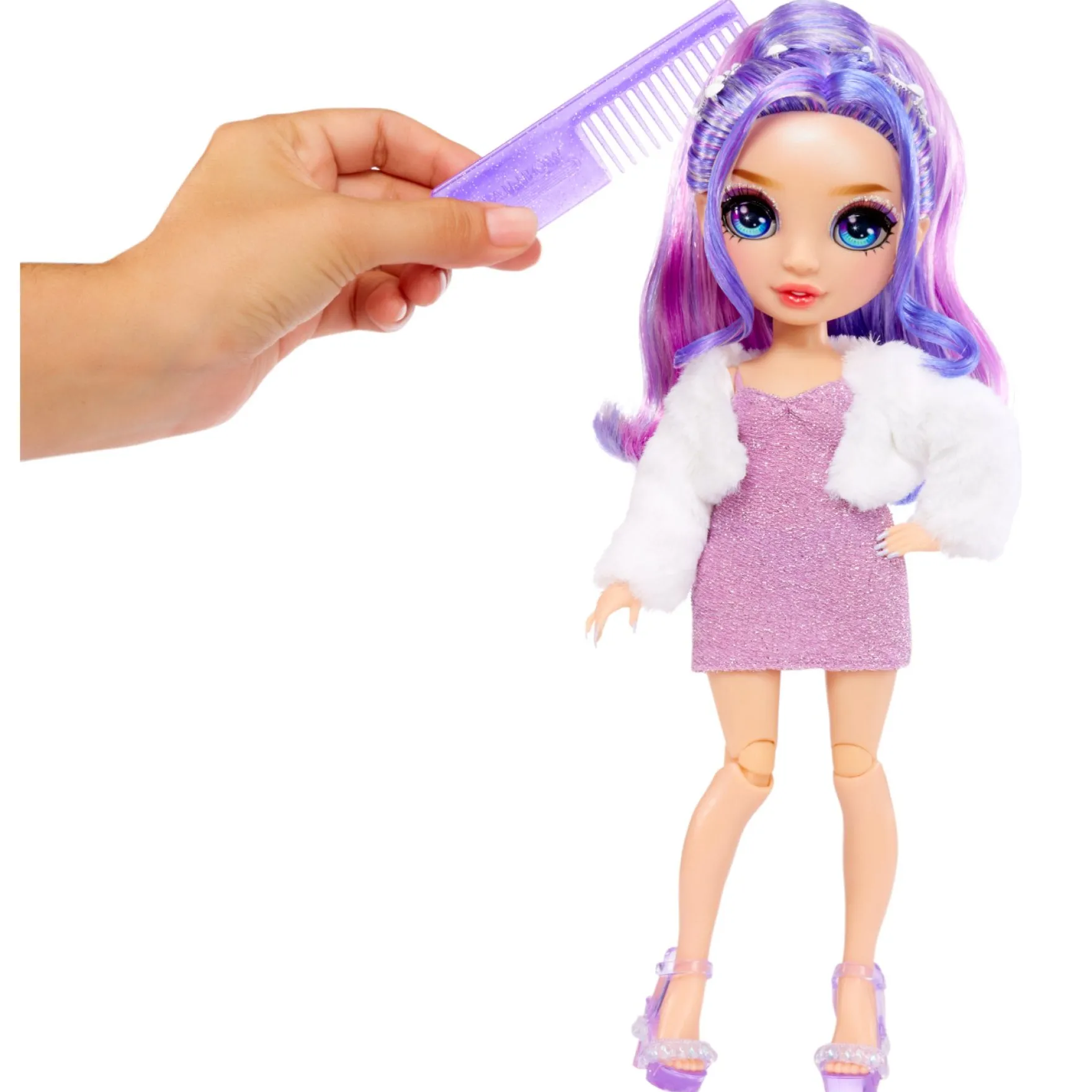 Rainbow High Fantastic Fashion Modepop - Violet Willow - Paars