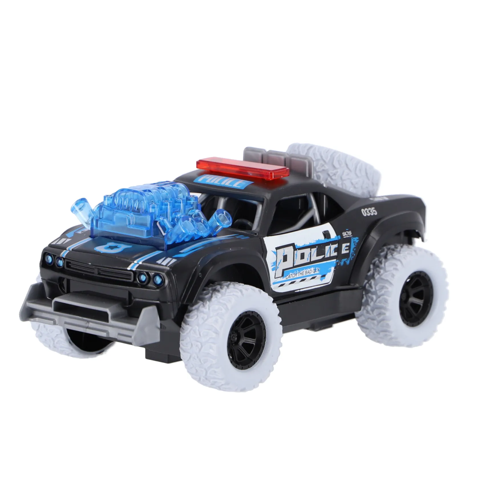 Rapid Wheels politieauto met licht en geluid