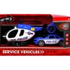Rapid Wheels Politievoertuigenset Helicopter En Auto Met Licht En Geluid En Frictie