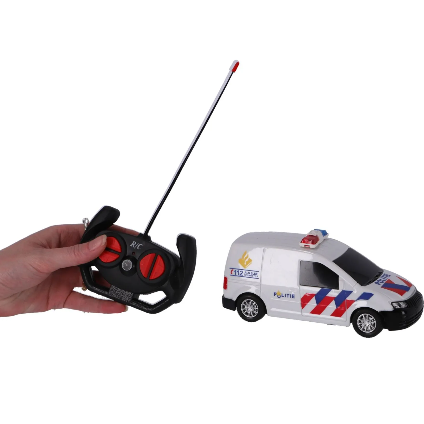 Rapid Wheels radiografische bestuurbare politie auto met licht