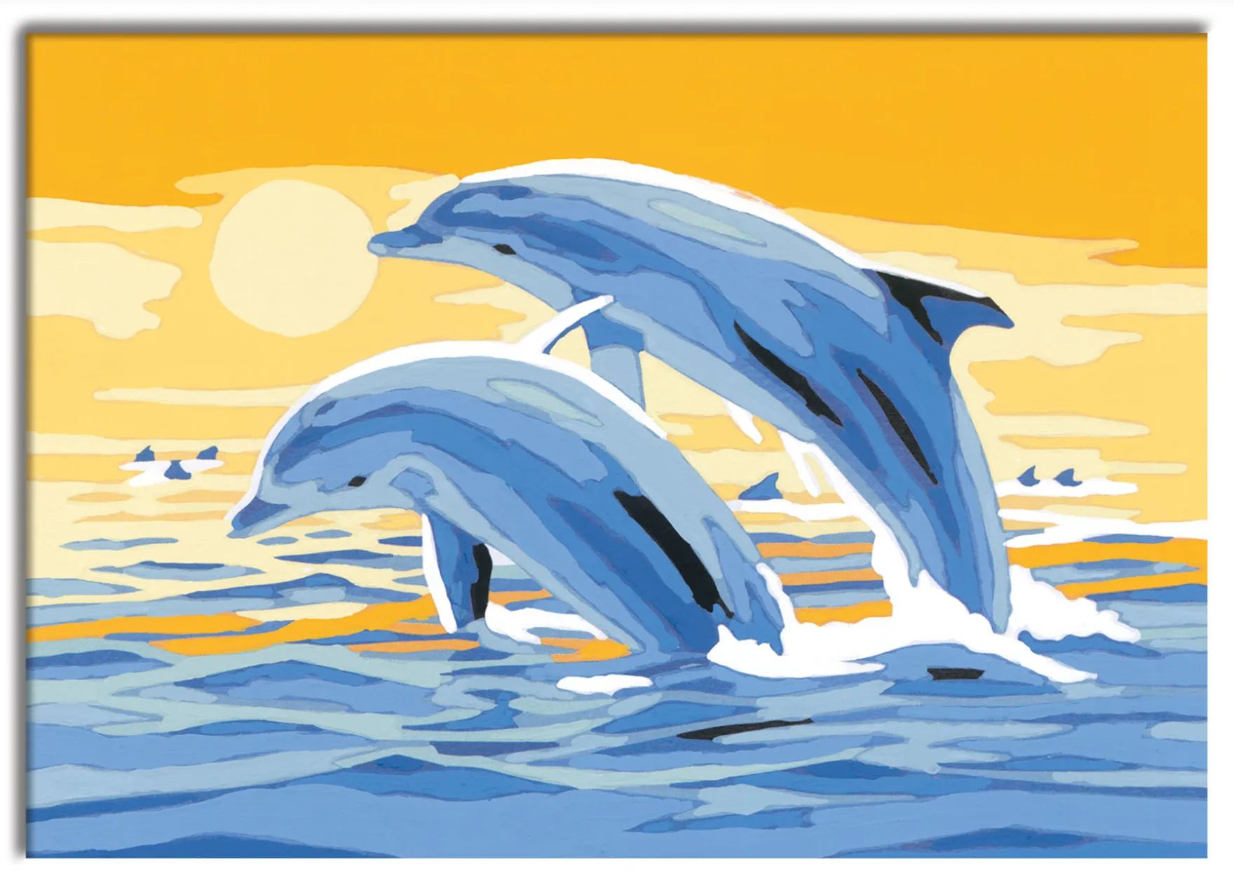 Ravensburger Creart Schilderen op nummer springende dolfijnen