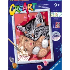Ravensburger Creart vredige poes schilderen op nummer