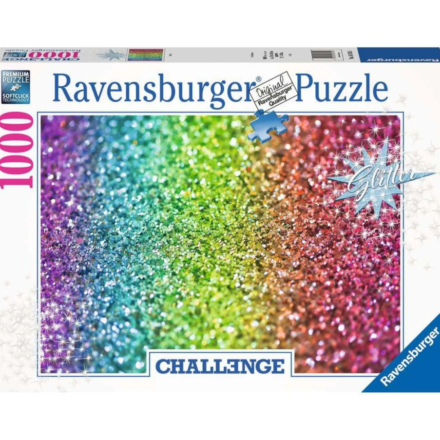 Ravensburger puzzel Challenge Glitter 1000 Stukjes