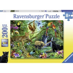 Ravensburger Puzzel Dieren In De Jungle  200 Stukjes XXL