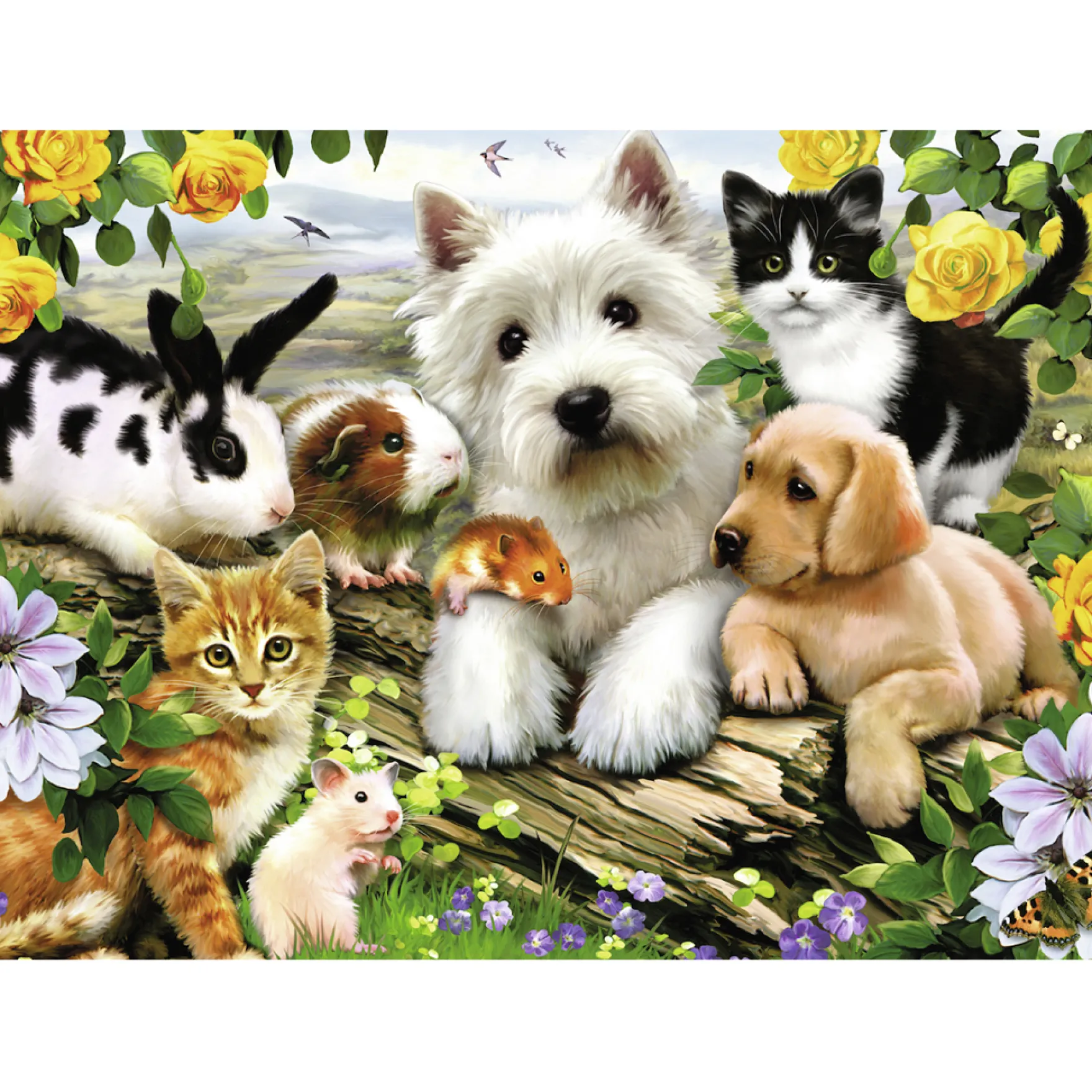 Ravensburger Puzzel Dierenvriendjes 300 XXL Stukjes