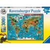 Ravensburger puzzel Dieren Over De Wereld 300  Stukjes