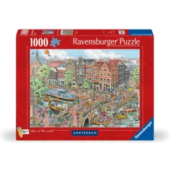 Ravensburger puzzel fleroux amsterdam 1000 stukjes
