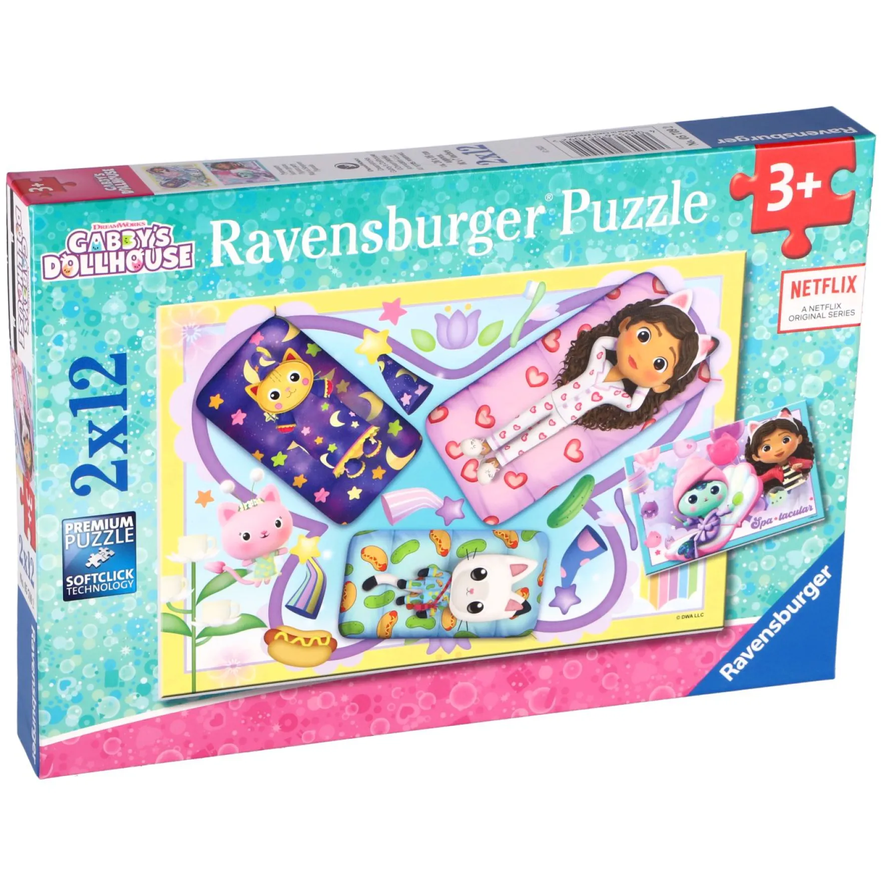 Ravensburger puzzel Gabby's Dollhouse 2x12 stukjes