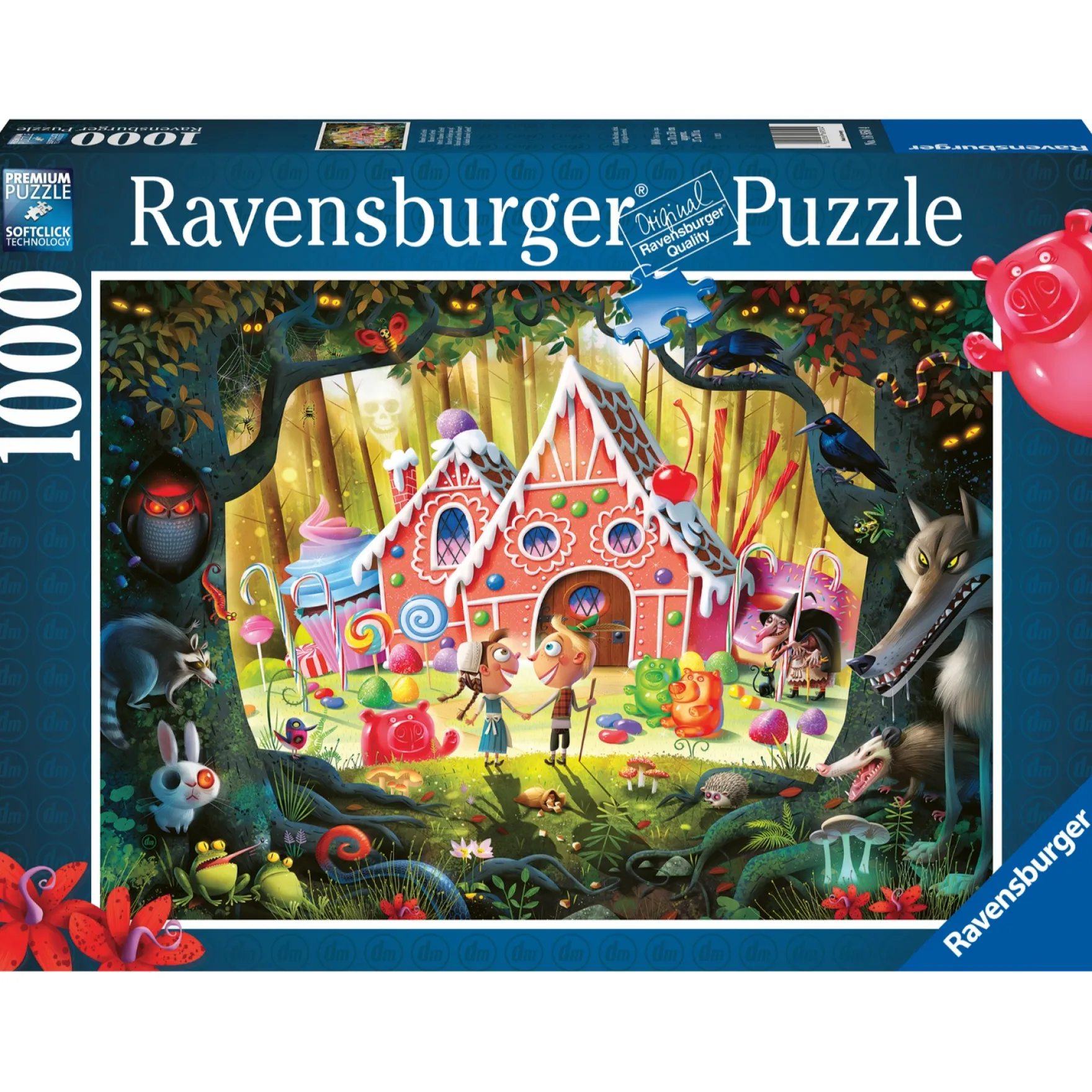 Ravensburger puzzel hans en grietje 1000 stukjes