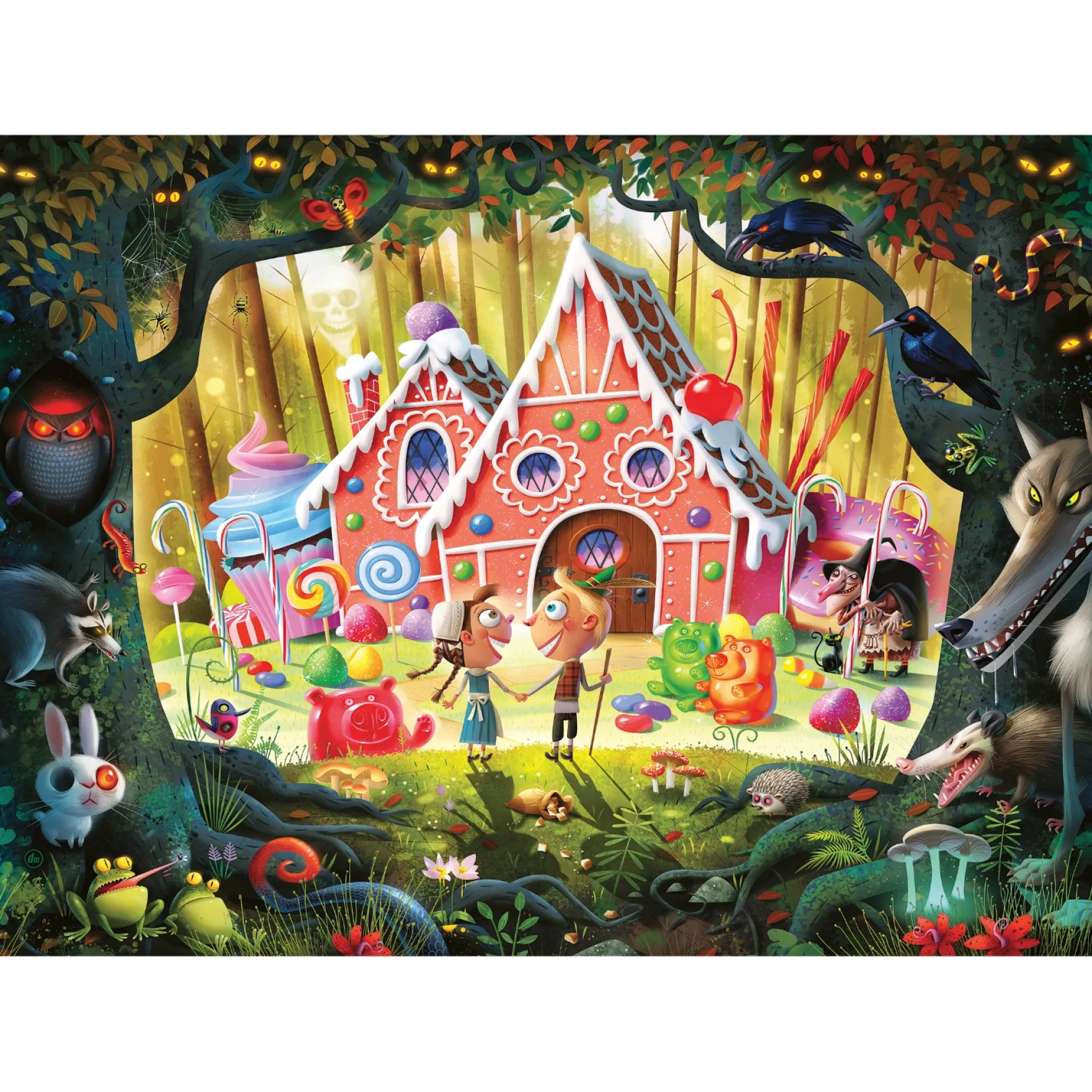 Ravensburger puzzel hans en grietje 1000 stukjes