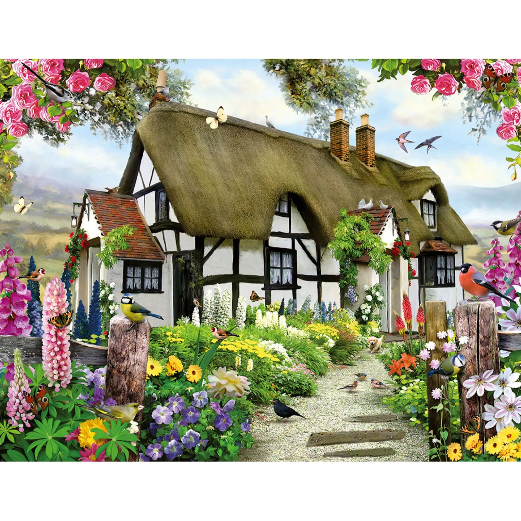 Ravensburger Puzzel idyllische cottage 500 stukjes