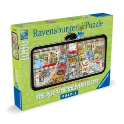 Ravensburger puzzel rear view verkeerschaos 1000  stukjes