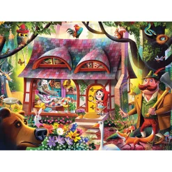 Ravensburger Puzzel roodkapje en de wolf 1000 stukjes