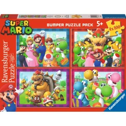 Ravensburger puzzel super mario 4 in 1 100 stukjes