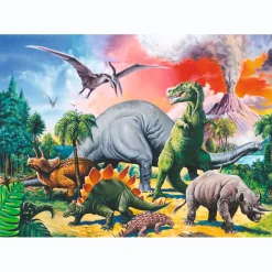 Ravensburger puzzel tussen de dino's 100 xxl