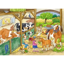 Ravensburger puzzel Vrolijk Boerderijleven  2x24 Stukjes