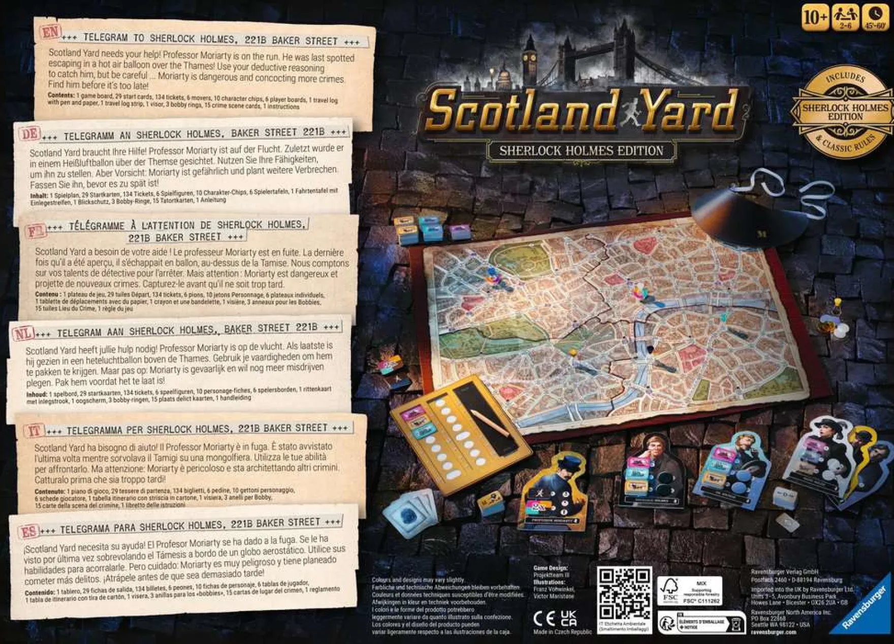 Ravensburger Sherlock Holmes Scotland Yard - Denkspel