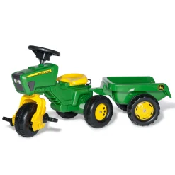 Rolly Toys Traptractor John Deere met Aanhanger